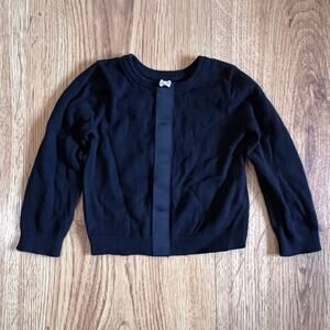 Kate Spade Black Cardigan With Rhinestone Bow